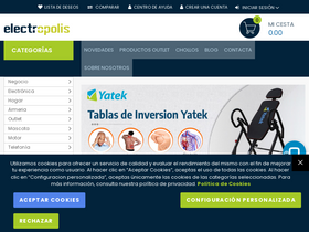'electropolis.es' screenshot
