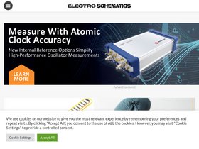 'electroschematics.com' screenshot