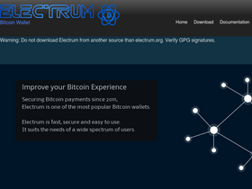 'electrum.org' screenshot