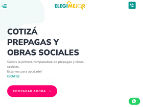 'elegimejor.com.ar' screenshot