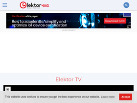 'elektormagazine.com' screenshot