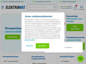 'elektramat.nl' screenshot