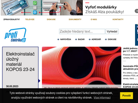 'elektrika.cz' screenshot