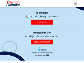 'elemanuzmani.com' screenshot