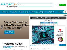 'element14.com' screenshot
