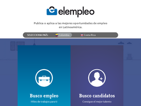 'elempleo.com' screenshot
