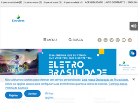 'eletrobras.com' screenshot