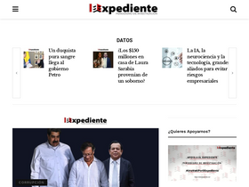 'elexpediente.co' screenshot