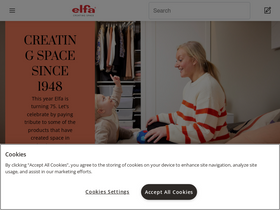 'elfa.com' screenshot