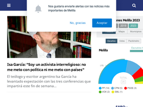 'elfarodemelilla.es' screenshot