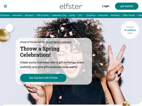 'elfster.com' screenshot