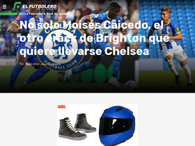 'elfutbolero.com.ec' screenshot