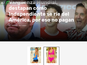 'elfutbolero.com.mx' screenshot