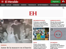 'elheraldo.hn' screenshot