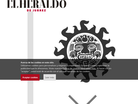 'elheraldodejuarez.com.mx' screenshot