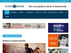 'elhistoriador.com.ar' screenshot