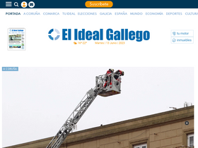'elidealgallego.com' screenshot