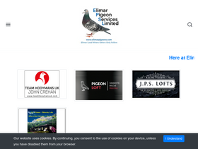 'elimarpigeons.com' screenshot