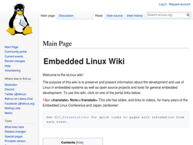 'elinux.org' screenshot