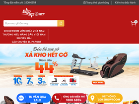 'elipsport.vn' screenshot