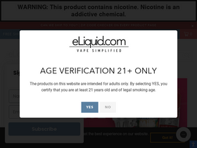 'eliquid.com' screenshot