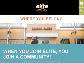 'eliteclubs.com' screenshot