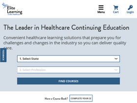 'elitelearning.com' screenshot