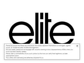 'elitemodel.com' screenshot