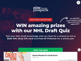'eliteprospects.com' screenshot