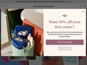 'elizabethscarlett.com' screenshot