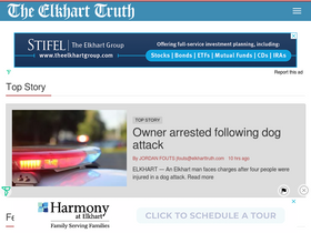 'elkharttruth.com' screenshot