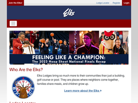 'elks.org' screenshot