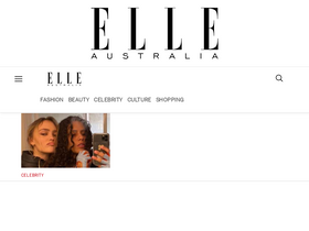 'elle.com.au' screenshot