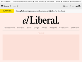 'elliberal.com' screenshot