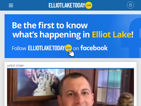'elliotlaketoday.com' screenshot