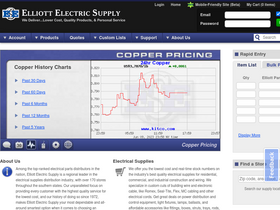 'elliottelectric.com' screenshot
