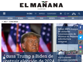 'elmanana.com' screenshot