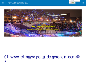 'elmayorportaldegerencia.com' screenshot