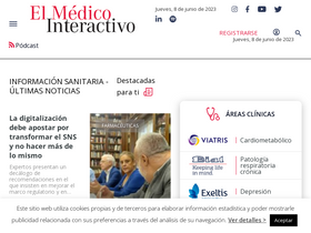 'elmedicointeractivo.com' screenshot