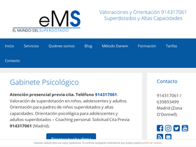 'elmundodelsuperdotado.com' screenshot