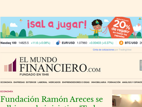 'elmundofinanciero.com' screenshot