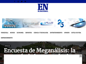 'elnacional.com' screenshot