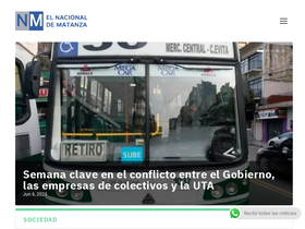 'elnacionaldematanza.com.ar' screenshot