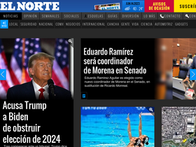 'elnorte.com' screenshot