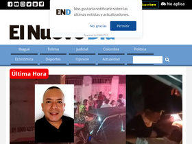 'elnuevodia.com.co' screenshot