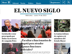 'elnuevosiglo.com.co' screenshot