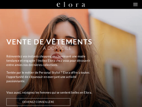 'elora.com' screenshot