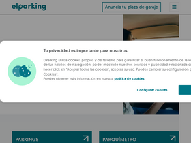 'elparking.com' screenshot