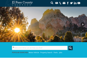 'elpasoco.com' screenshot