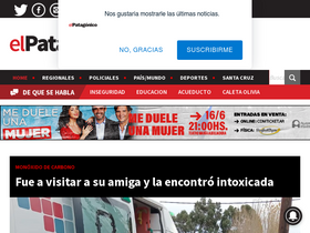 'elpatagonico.com' screenshot